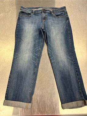Gap Boyfriend Fit Cropped Jeans - Blue Women’s 16 or 33